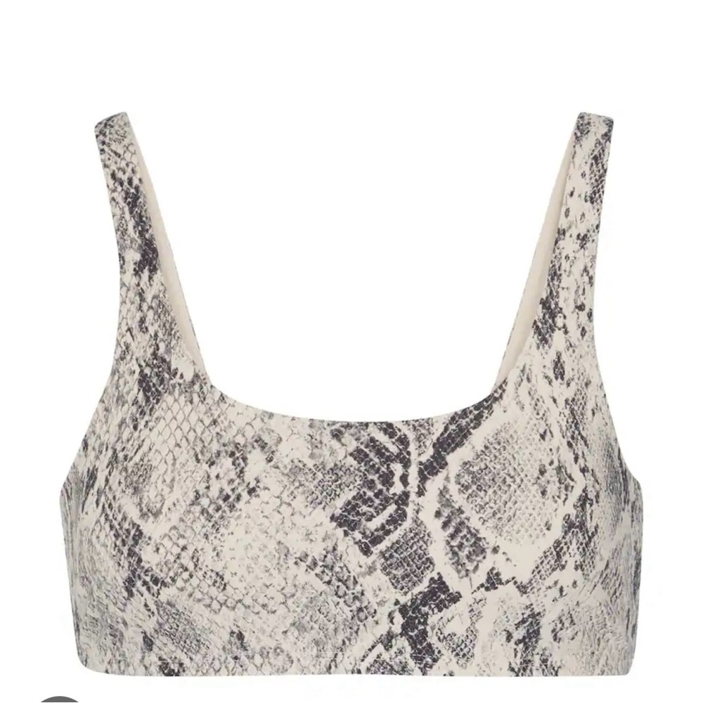 ALO Snakeskin Bra